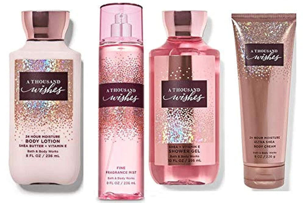 Coffret Bath & Body Works Mille Souhaits – lait hydratant pour peau douce et parfum durable