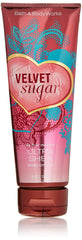 Bath & Body Works Velvet Sugar crema corporal Ultra Shea, hidratación intensa que perdura todo el día.