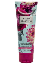 Bath & Body Works Hello Beautiful Ultra Shea Cream, bote para hidratación suave y duradera