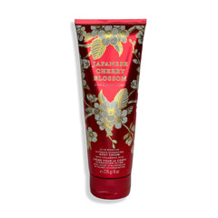Bath & Body Works Japanese Cherry Blossom cream texture close-up with rich moisture