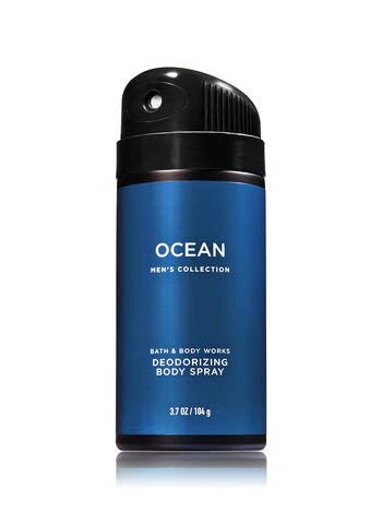 Bath & Body Works Ocean desodorante corporal para hombre, aplicación diaria para una sensación fresca