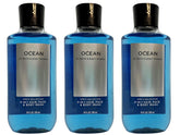 Bath & Body Works Ocean Signature: trois bouteilles 2-en-1 pour homme, pratique au quotidien