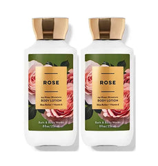 Bath & Body Works Rose loción corporal en botella de 8 oz para hidratación prolongada.