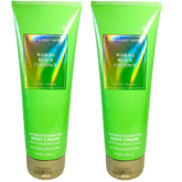 Crème hydratante Waikiki Beach Coconut Bath & Body Works, duo 8 oz, nourrissante et douce.