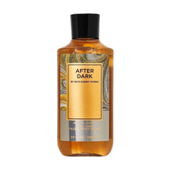 Bath & Body Works After Dark, vertido de la botella para un ritual aromático en la ducha.