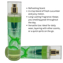 Bath & Body Works Pepino y Melón bruma fragancia aplicación cuerpo refresca la piel