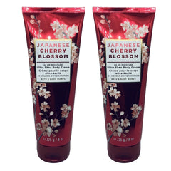 Bath & Body Works Flor de cerezo japonesa: crema corporal en set para hidratación duradera.