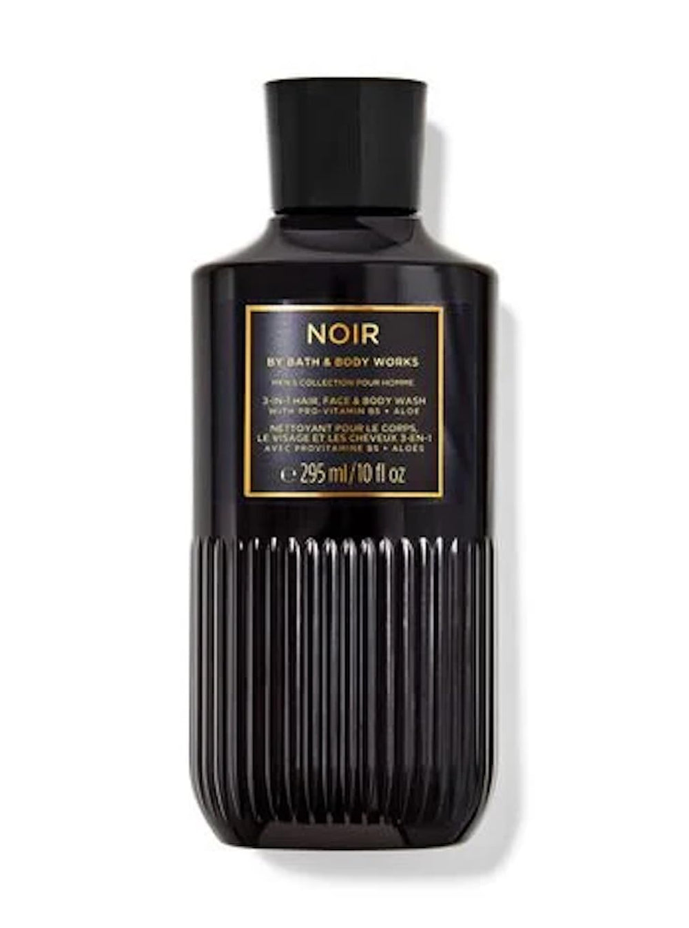 Bath & Body Works Noir para hombres, gel 3 en 1 para cabello, cara y cuerpo, aroma vigorizante.