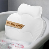 Bathland Almohada de baño ergonómica, frente para mayor comodidad al bañarte.