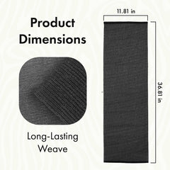 Bathway exfoliating washcloth, espuma cremosa que facilita la limpieza suave.