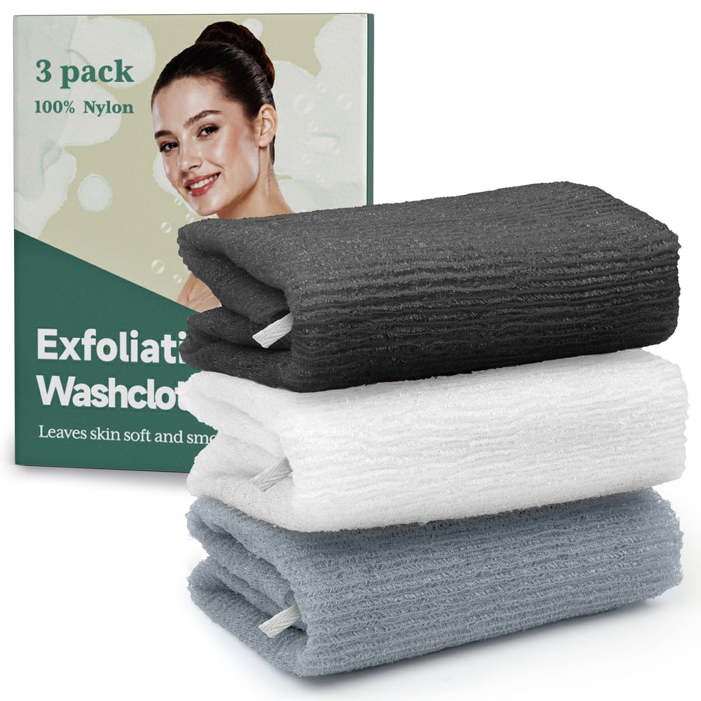 Bathway exfoliating washcloth, limpieza profunda para la piel, tras la ducha.