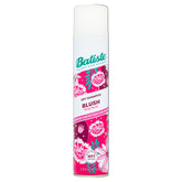 Batiste champu seco fragancia rosa, botella elegante para refrescar entre lavados.