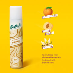 Batiste Champú Seco Rubio: sin agua, aporta textura y cuerpo al cabello.