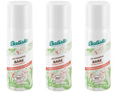 Batiste Dry Shampoo Bare Mini, lata con rociador, refresca entre lavados sin necesidad de agua.