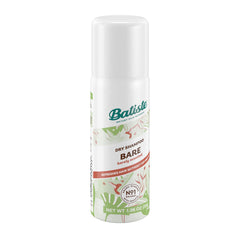 Batiste Dry Shampoo Bare Mini, formato de viaje que añade textura y cuerpo al cabello.