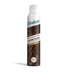 Batiste Dry Shampoo Plus en tono oscuro, botella para retoques entre lavados.