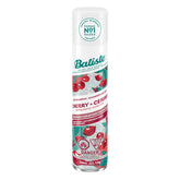 Botella de Batiste con fragancia cereza para refrescar el cabello entre lavados.