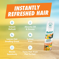 Batiste Tropical aroma exótico coco vainilla jazmín — frescura suave.