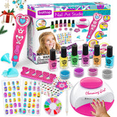 BATTOP Kids Nail Dryer speeds up drying for quick, kid-friendly manicures.