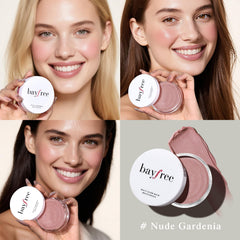 bayfree rubor crema textura cremosa para colorear mejillas con aspecto natural