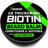 BBS Best Beard Stuff - flacon Biotine pour barbe mieux fournie et hydratée.