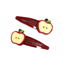 BBTDIN rebanada de manzana, clip de pelo versátil para niñas.