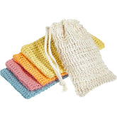 BBTO bolsa exfoliante para jabón en blanco, ideal para espuma suave.