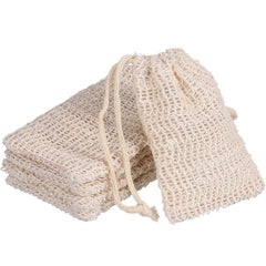 BBTO bolsa jabón sisal exfoliante para espuma suave y fragancia