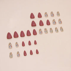 BDKAIWU kit completo de uñas pegables listo para un cambio rápido.