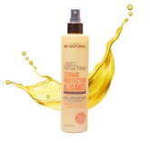 Be Natural Lisso Keratina: protector térmico en botella para un alisado suave y seguro.