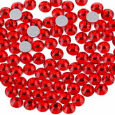 Beadsland cristales flatback SS34 Siam claro para uñas, brillo duradero.