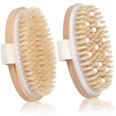 Bealihelp cepillo corporal secado con cerdas naturales para exfoliar la piel