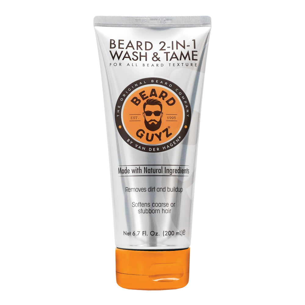 Beard Guyz 2 en 1: lavado de barba en bote para limpieza profunda y frescura