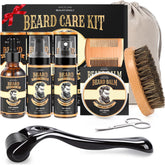 Beauntangly kit crecimiento barba aceite: nutrición suave para barba.