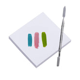 Beautifultracy paleta de papel para uñas, tamaño 3x3, ideal para mezclar esmaltes.
