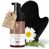 Beauty by Earth autobronceador mousse en botella para un bronceado natural