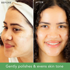Beauty by Earth exfoliante facial con ingredientes naturales para uso diario.