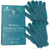 Beauty by Earth guante exfoliante: dos pares para exfoliar suavemente la piel en casa.