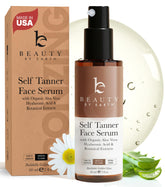 Beauty by Earth: envase del serum facial bronceador con aspecto natural.