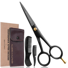 Beauty & Crafts tijeras barba aleman 5'' para recorte preciso.