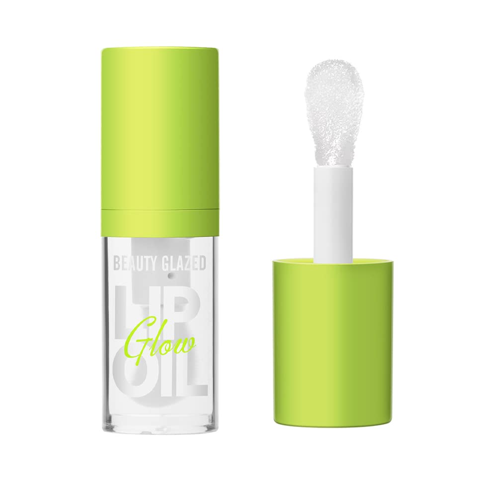 Beauty Glazed con brocha grande para una aplicación precisa del aceite labial