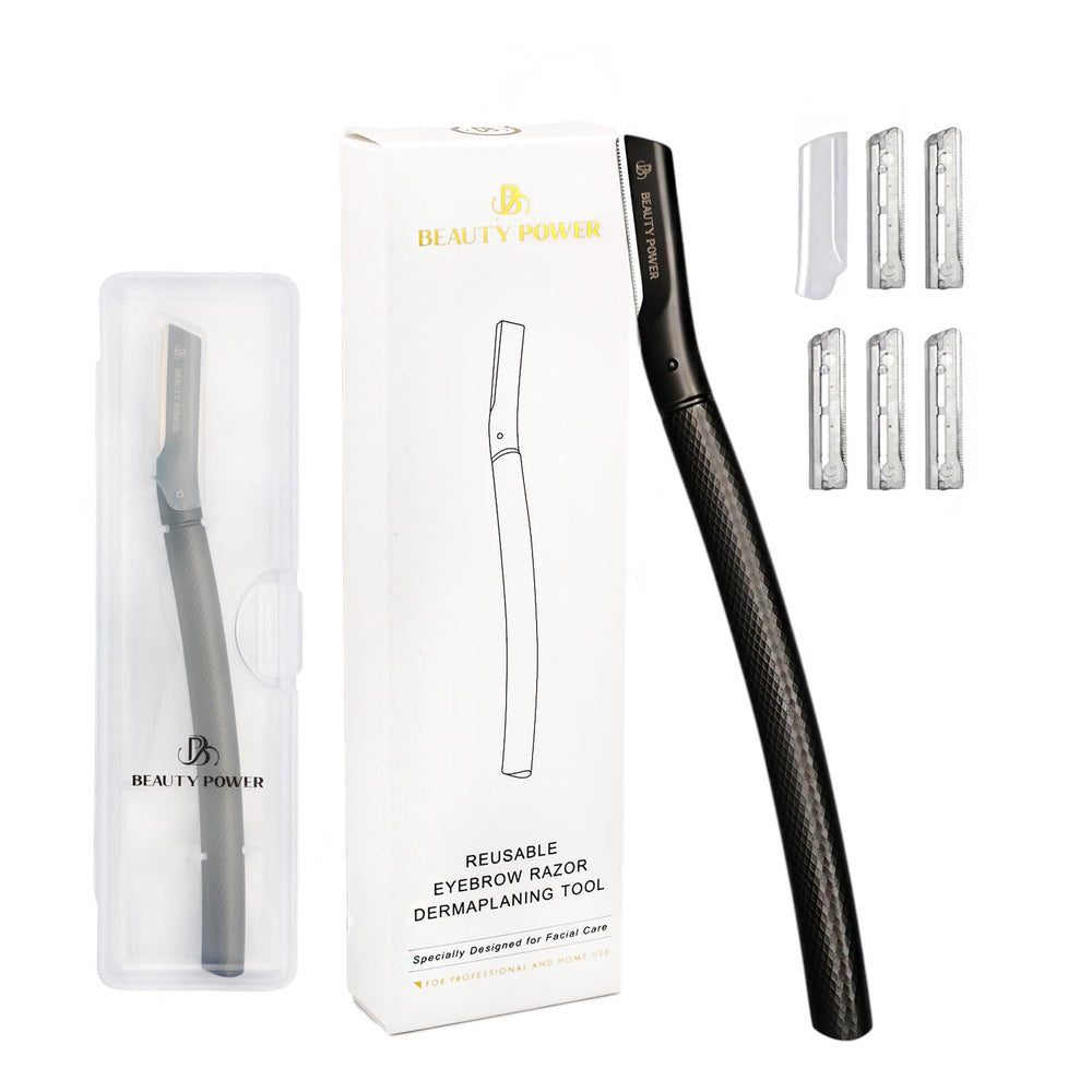 Beauty Power ceja-afilador con estuche de viaje para retoques rápidos