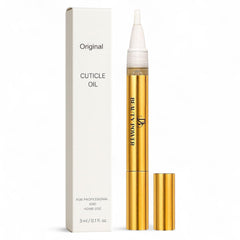 Beauty Power Nail Oil Cuticle Pen con brocha integrada para aplicación precisa.