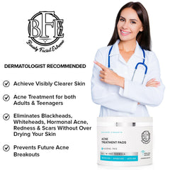 Beauty Facial Extreme Acne Pads control de brillos y poros visibles