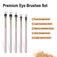 BeautyFactor brocha ojos media perfecta para difuminar en zonas medias