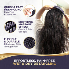 BEAUXSOI cepillo con agarre antideslizante para mayor comodidad.