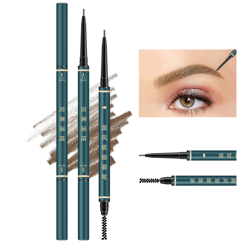 BECHY lapiz cejas ultrafino marrón para trazos precisos y aspecto natural.