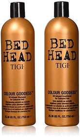 Bed Head Color Goddess – shampooing en bouteille, éclat couleur durable.