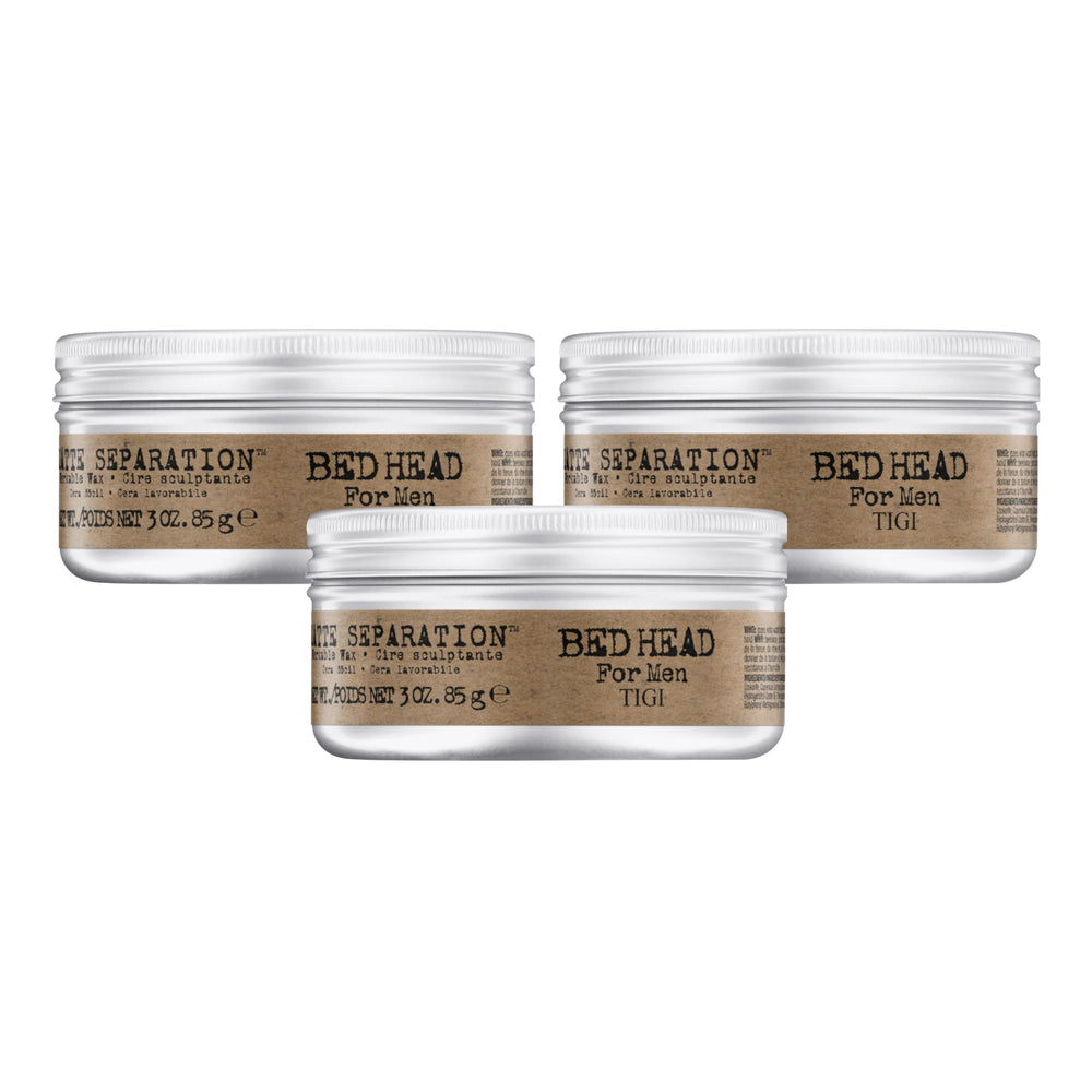 Bed Head cire matte pour homme, texture volumineuse et naturelle, idéal pour démarrer une coiffure.