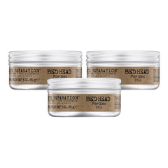 Bed Head cire matte pour homme, texture volumineuse et naturelle, idéal pour démarrer une coiffure.